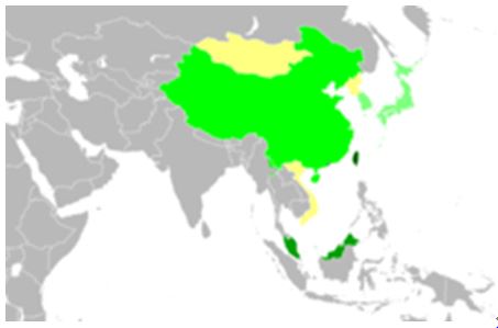 Modern usage in Chinese-speaking areas