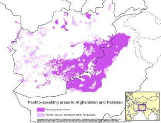 Pashto speaking areas